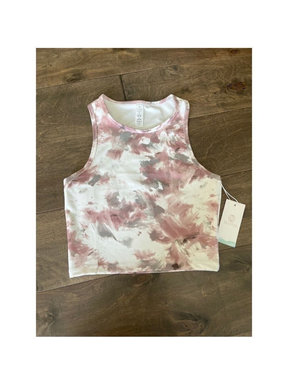 Balance Collection Crop Tank Woodrose Acrylic Mix Size Small